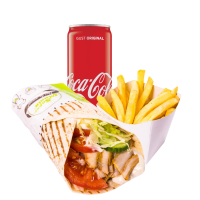 Meniu Crispy Shaorma 350/130 g SHAORMA BOX (PRODUSE NOI) la Rexo LunchBox din Târgu Mureş