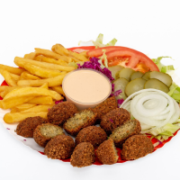 Falafel la farfurie Meniuri la Pelit Istanbul Kebab Delivery din Târgu Mureş