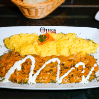 Tocana ciuperci mamaliga/muratura/paine/desert Meniu la Omamix din Târgu Mureş