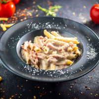 Carbonara 400 g PASTE (PRODUSE NOI) la Rexo LunchBox din Târgu Mureş