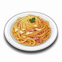 SPAGHETE CARBONARA Paste la Pizza Rustic din Târgu Mureş