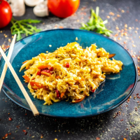 Curry Garlic Fried Rice Box 400 g SPICE OF ASIA la Rexo LunchBox din Târgu Mureş