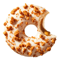Caramel Biscuit Donut 70 g (1 buc) DESERT la Rexo LunchBox din Târgu Mureş