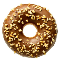 Hazelnut Chocolate Donut 70 g (1 buc) DESERT la Rexo LunchBox din Târgu Mureş