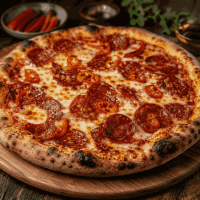 PIZZA DIAVOLO Pizza la Pizza Rustic din Târgu Mureş