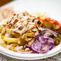 Shaorma de pui la farfurie 480 g SHAORMA BOX (PRODUSE NOI) la Rexo LunchBox din Târgu Mureş