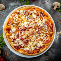 Ungherese 650 g PIZZA STANDARD 32 cm (REȚETĂ NOUĂ) la Rexo LunchBox din Târgu Mureş