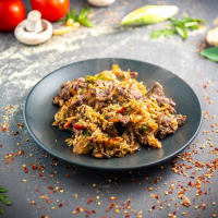 Broccoli Mushroom Fried Rice Box 400 g SPICE OF ASIA la Rexo LunchBox din Târgu Mureş