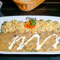 Tocanita Herany cus cus/muratura/paine/desert Meniu la Omamix din Târgu Mureş