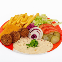 Farfurie vegetarian mix Meniuri la Pelit Istanbul Kebab Delivery din Târgu Mureş
