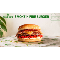 Smoke'n Fire Burger Burger la Burger House din Târgu Mureş