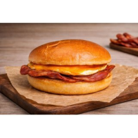 Bacon Egg & Cheese Sandwich BREAKFAST SANDWICHES la Sandwich Corner din Târgu Mureş