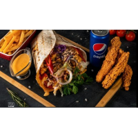 Combo Shaorma + Crispy Combo la Casa Muresana Delivery din Târgu Mureş
