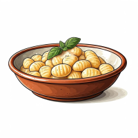 Gnocchi QUATTRO FORMAGGI Primi piatti vegetariano la Fresca Pasta Bar din Târgu Mureş