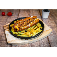 Super Crispy Berner Bavarian Pretzel Wurstger la Bear King din Târgu Mureş