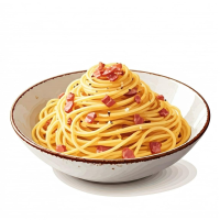 Spaghetti IN BIANCO Primi piatti vegetariano la Fresca Pasta Bar din Târgu Mureş