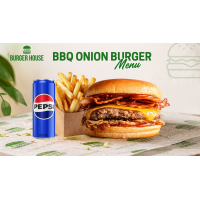 Meniu BBQ Onion Burger Meniuri la Burger House din Târgu Mureş