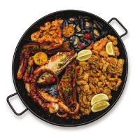 Platou Paul's Seafood PLATOURI la Discordia Pescobar Familly din Târgu Mureş