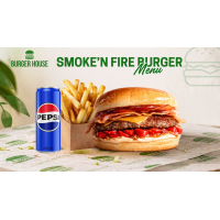 Meniu Smoke'n Fire Burger Meniuri la Burger House din Târgu Mureş