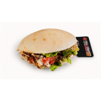 Kebab rondo vită + cartofi pai Shaorma vită la Turkish Steak House Restaurant din Târgu Mureş