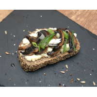 Mushroom and Burduf Cheese 130 g Bruschetta Selection la Soup Bar din Târgu Mureş