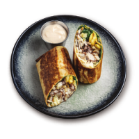 Wrap cu caracatiță și creveți SEAFOOD SNACKS la Discordia Pescobar Familly din Târgu Mureş