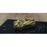 Creamy Cheese with Pear and Walnuts 130 g Bruschetta Selection la Soup Bar din Târgu Mureş