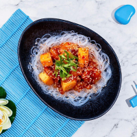 Creveți dulci acrișori cu mango Crunch Bowl la Sushi Master din Târgu Mureş