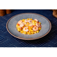 Garlic Parmesan Shrimp Mac&Cheese SIGNATURE MAC & CHEESE la Mom's Mac & Cheese din Târgu Mureş