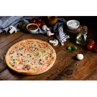 Pizza Prosciutto e Funghi - 450g Pizza mica la Bada Bing din Târgu Mureş