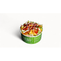 Doner box pui  + cartofi pai Salate la Turkish Steak House Restaurant din Târgu Mureş